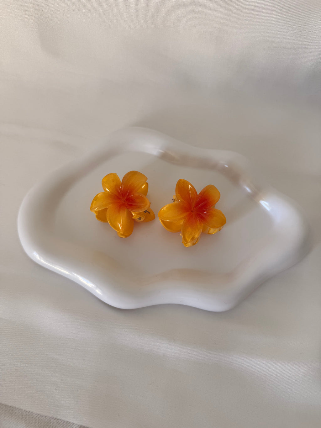 Lot 2 petites pinces fleurs