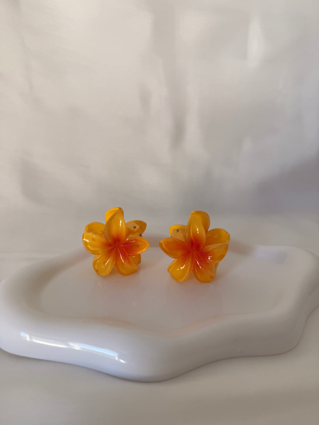 Lot 2 petites pinces fleurs