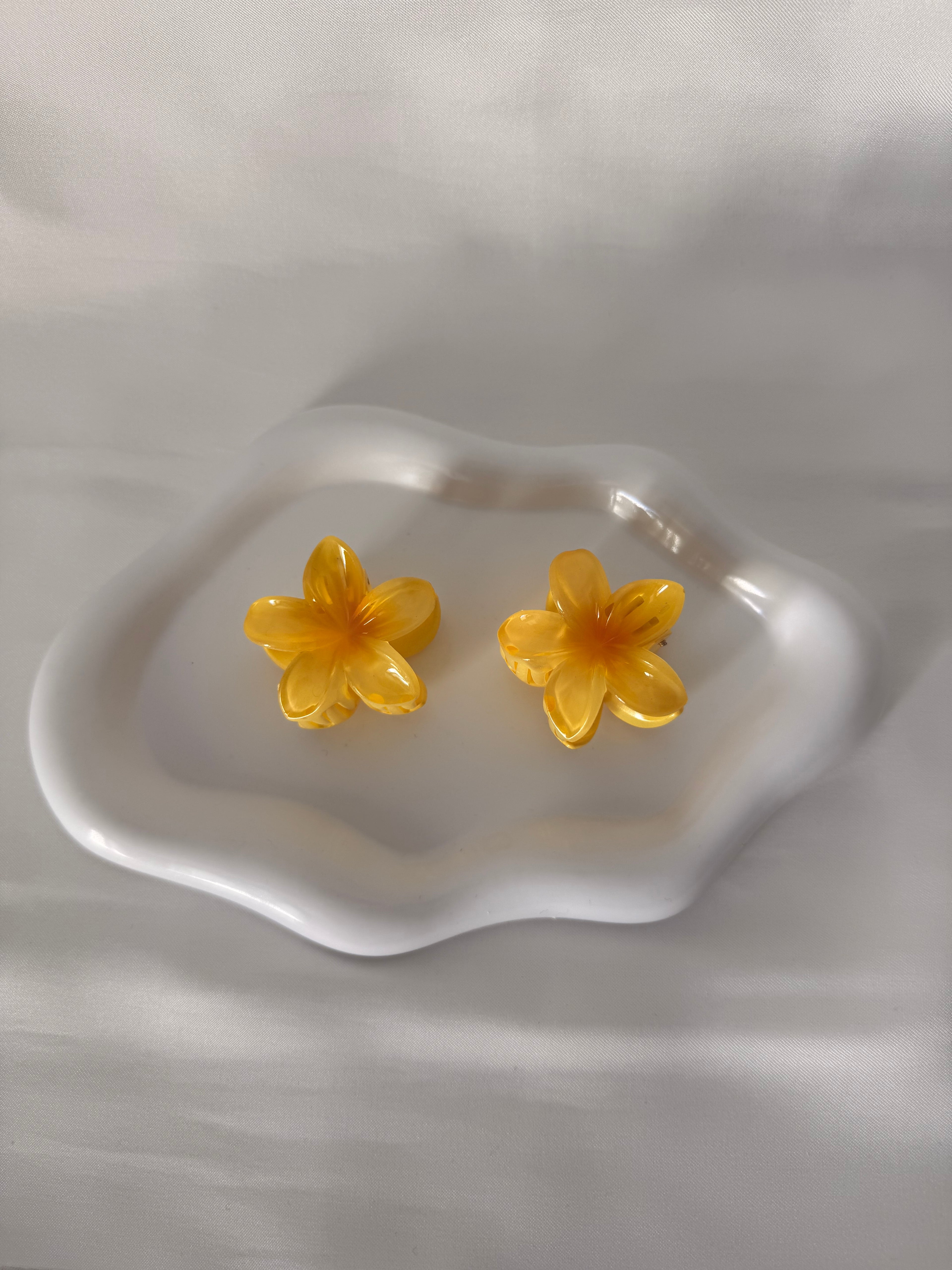 Lot 2 petites pinces fleurs